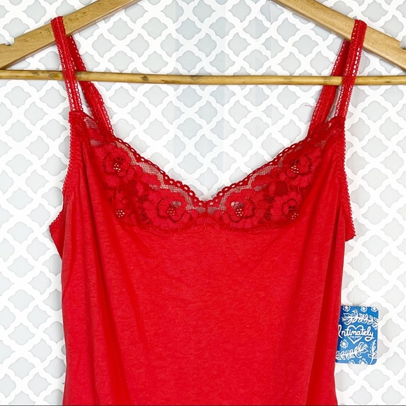 NWT Free People Side of Sass Bodysuit in Lady Bird (red) - Picture 4 of 13